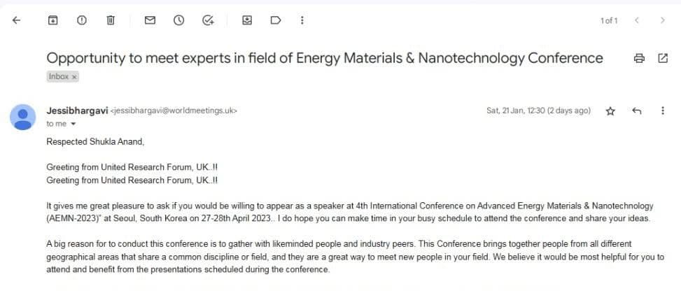 Invitation from Seoul, South Korea